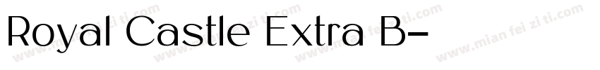 Royal Castle Extra B字体转换